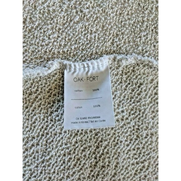 Oak+Fort Women Long Tunic Vest Sweater Dress Gray Knit Made In Korea Size OS - Picture 6 of 7